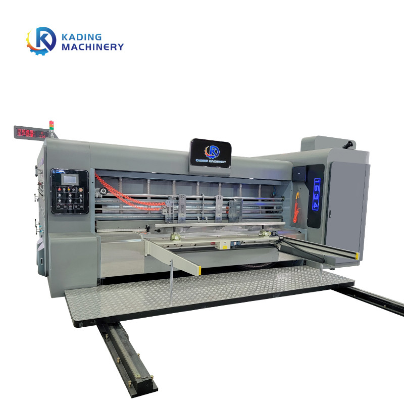 Machine d'impression de boîtes en carton multicolore à découpe rotative pour la fabrication de boîtes à pizza